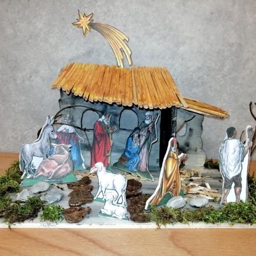 Weihnachtskrippen 2021, 1. Klassen