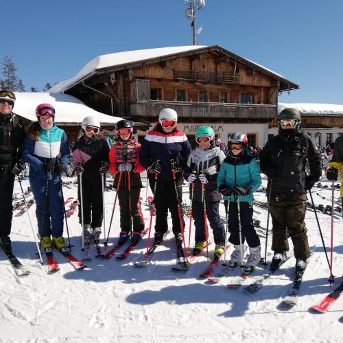 Herr Silberberger mit seiner Gruppe + Frau Reinisch