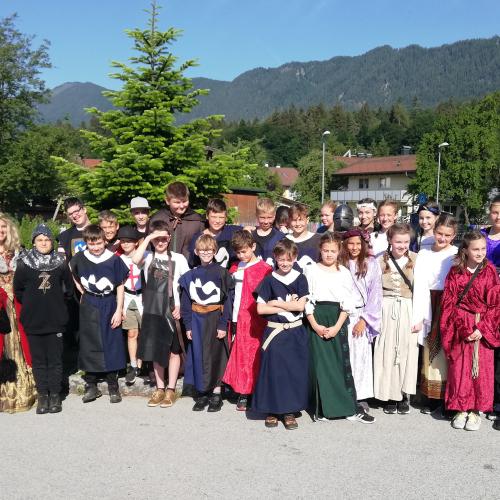 Vor der Schule - startklar