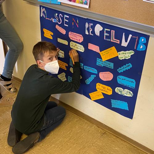 Klassenregeln Vertrag 1B