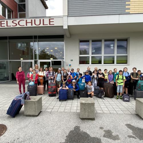 Gruppenfoto vor der Abfahrt nach Osttirol!
