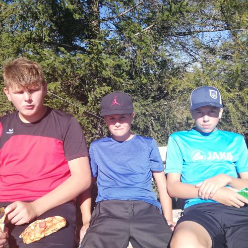 Jonas, Matteo und Simon