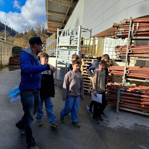 Besuch der Firma Riederbau in Schwoich