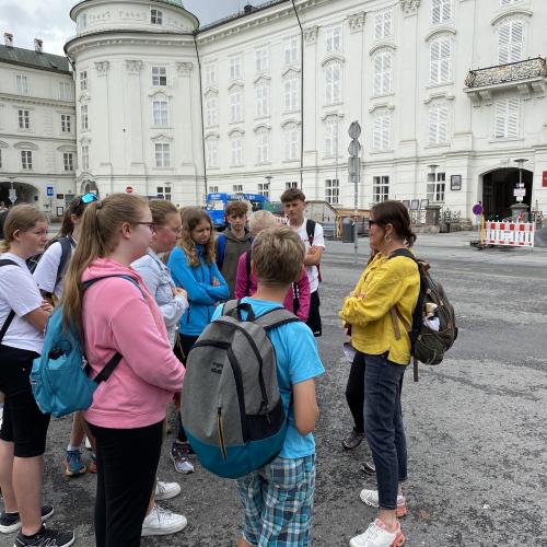 Innenstadt und Schloss Ambras in Innsbruck