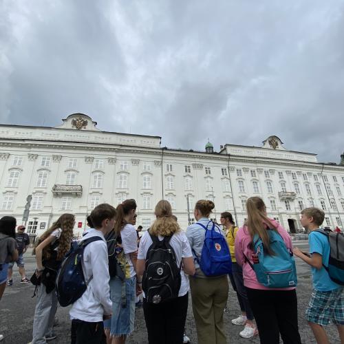 Innenstadt und Schloss Ambras in Innsbruck