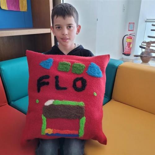 Polster nähen und filzen