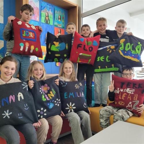 Polster nähen und filzen