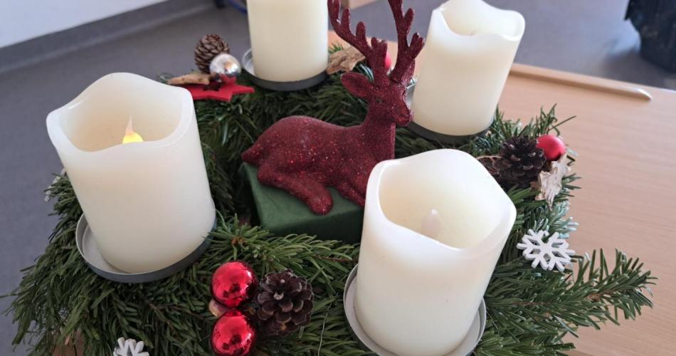 Adventkranz binden 