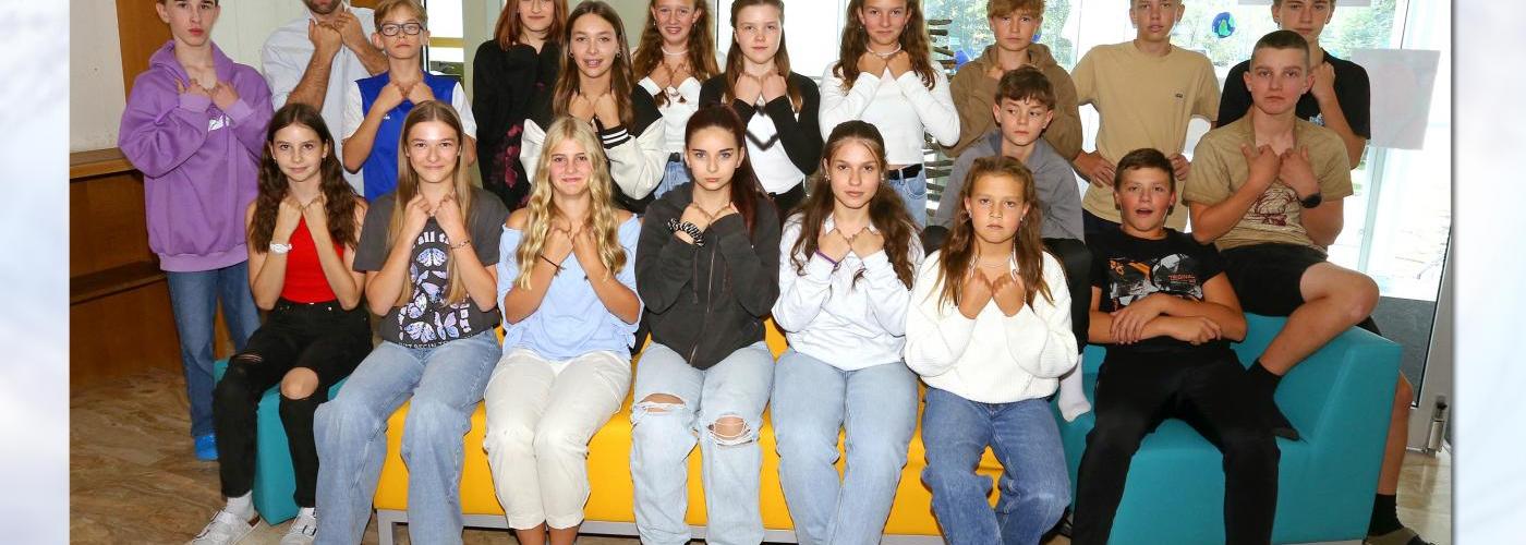 Klassenfoto 4b-Spaß